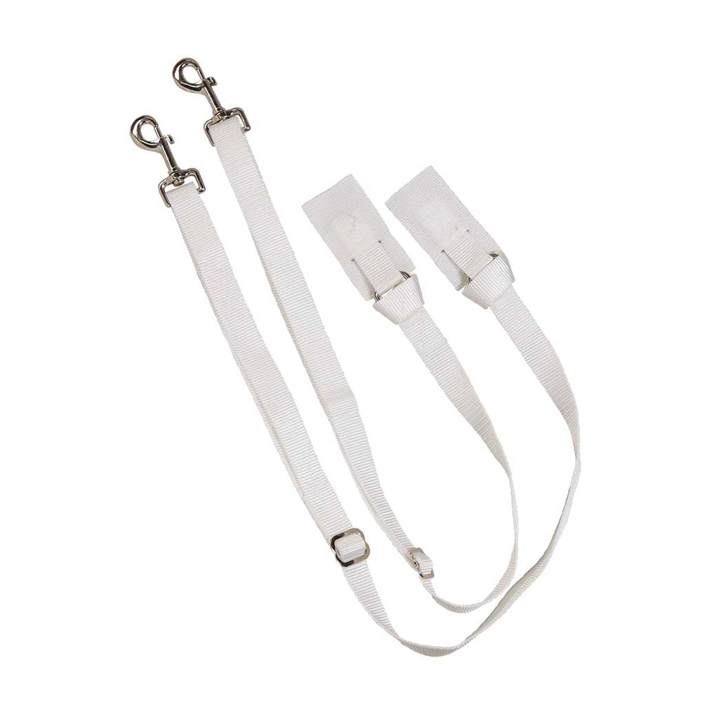 Leg Straps Webb Pair White