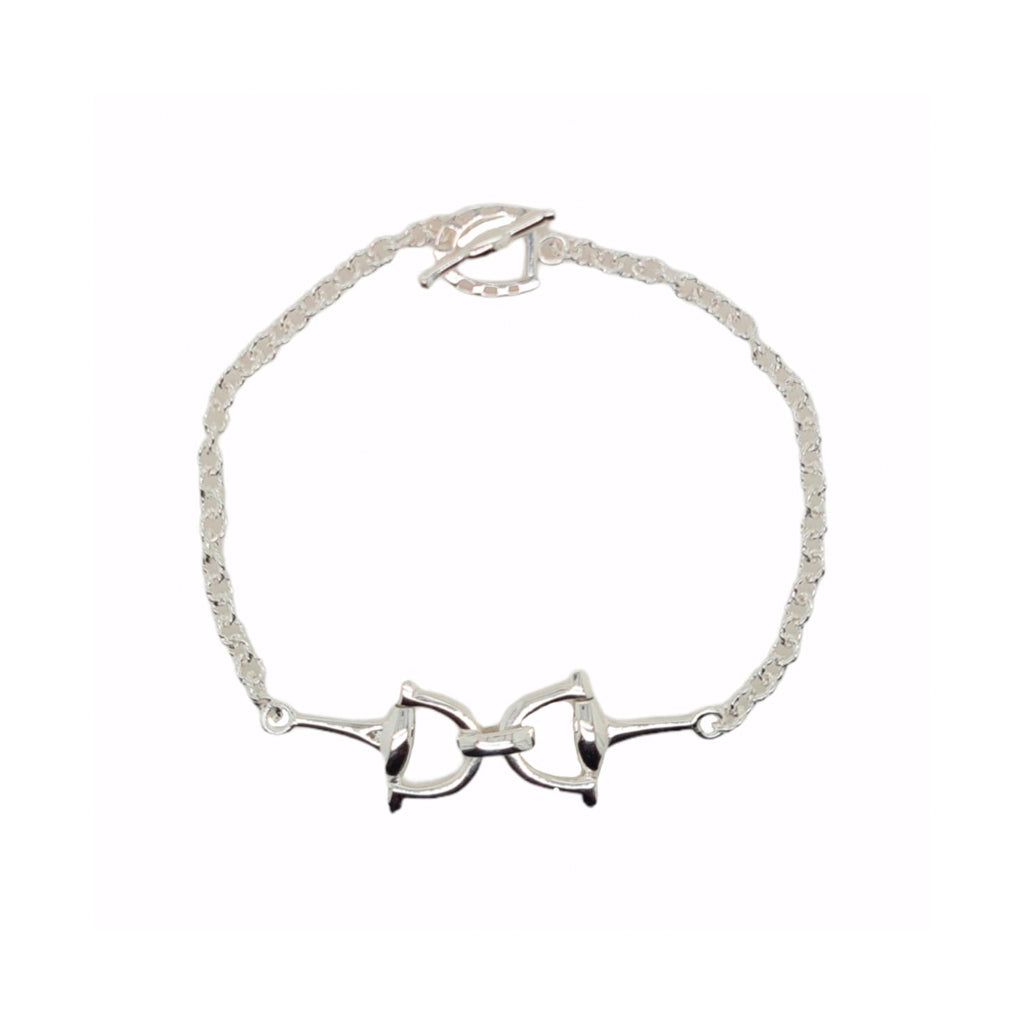 Bracelet Horse Bit Chain Sterling Silver