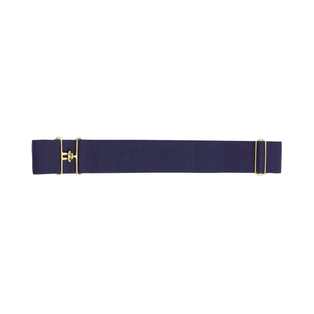 Surcingle Elastic Rug Brass Nvy/red