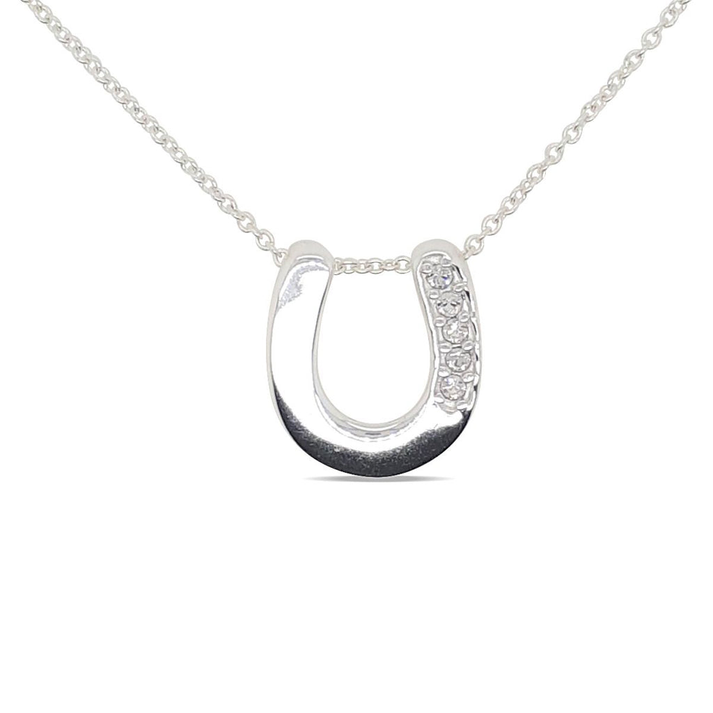 Pendant S/s Horse Shoe With S/s Chain