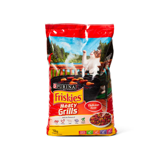 Friskies Meaty Grills Cat Food 10kg