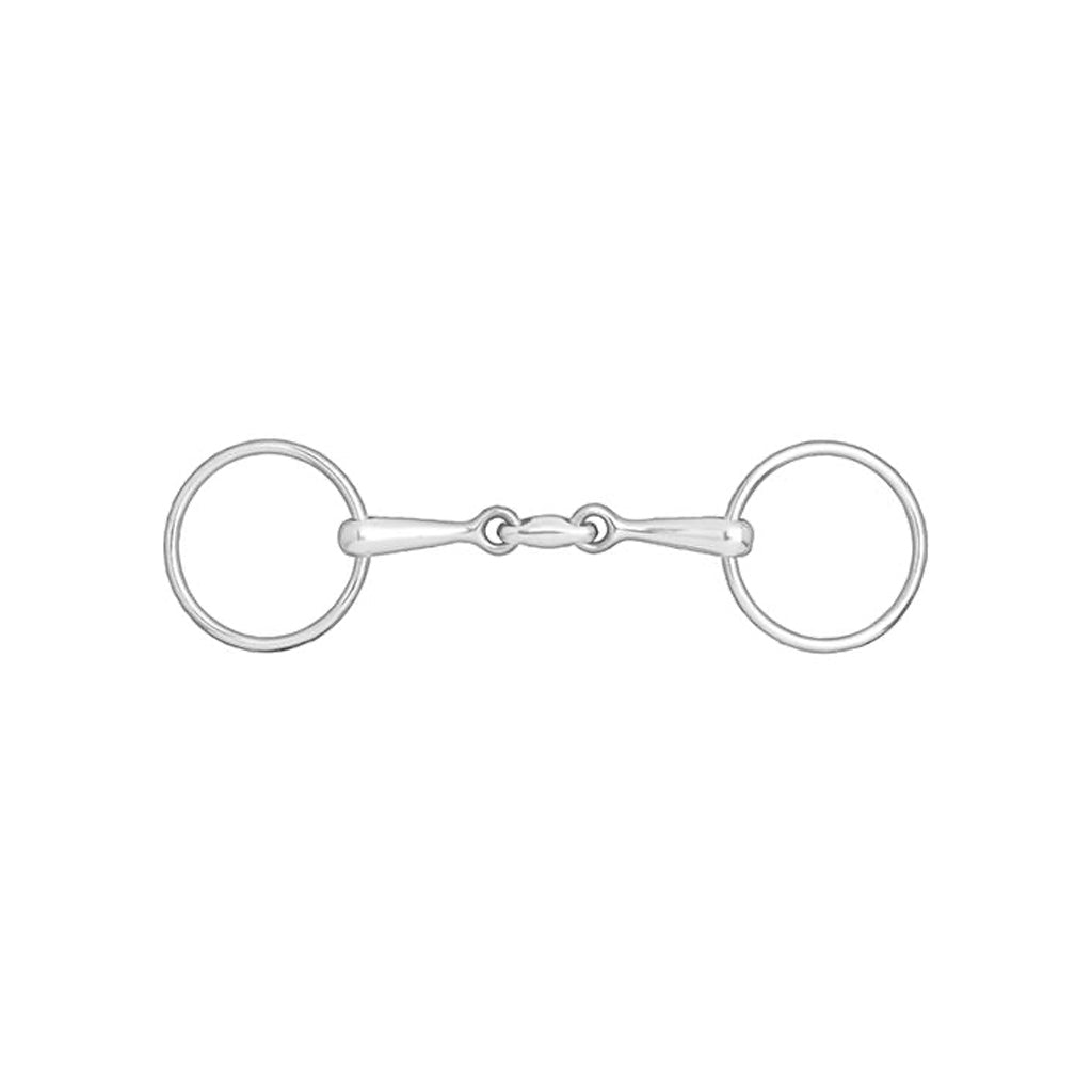 Bit Double Joint Large Ring Snaffle