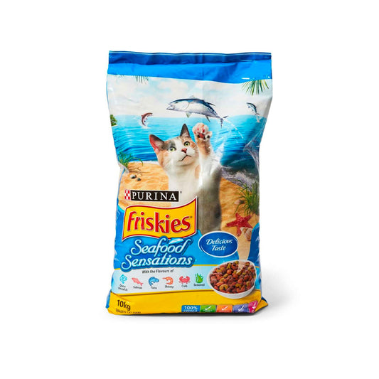 Friskies Seafood Sensation Cat Food 10kg