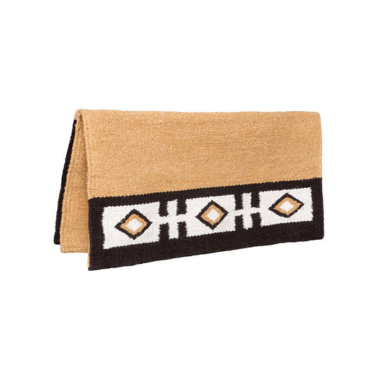 Saddle Blanket Thunderbird Woven Blk/cr