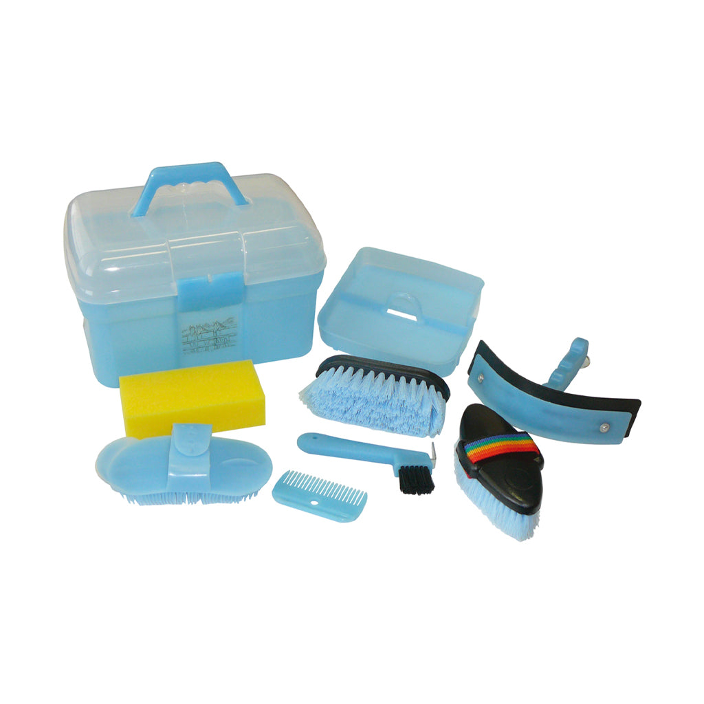 Grooming Box 8 Piece Blue