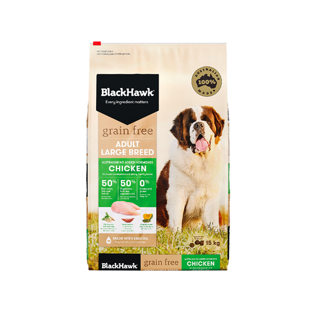 Black Hawk Dog Grain Free Chicken 15kg