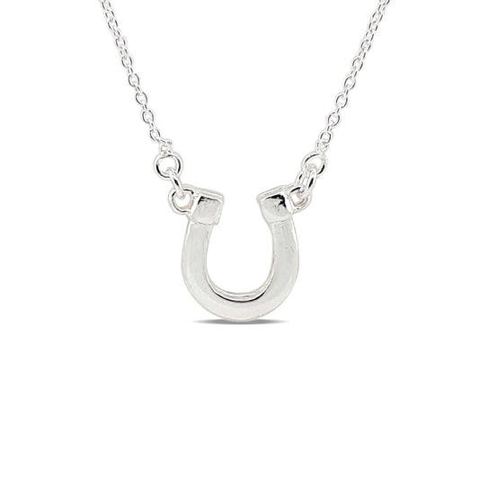 Necklace S/s Horse Shoe And Chain