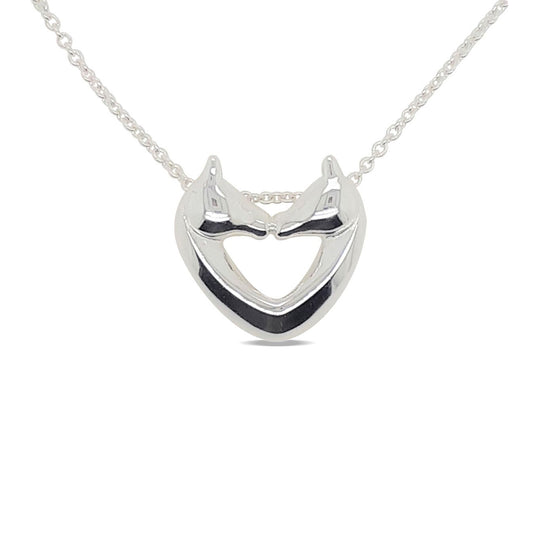 Pendant S/s 2 Horses With S/s Chain