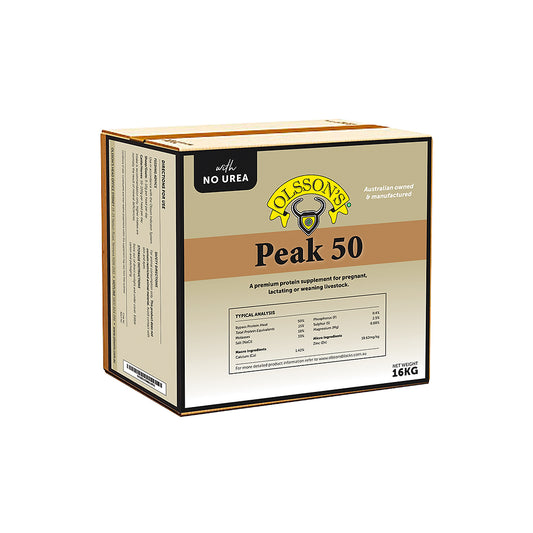 Peak 50 Mineral Block No Urea 16kg