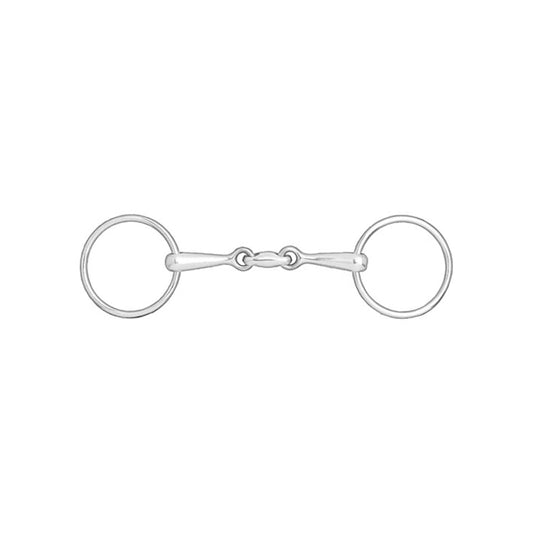 Bit Double Joint Large Ring Snaffle